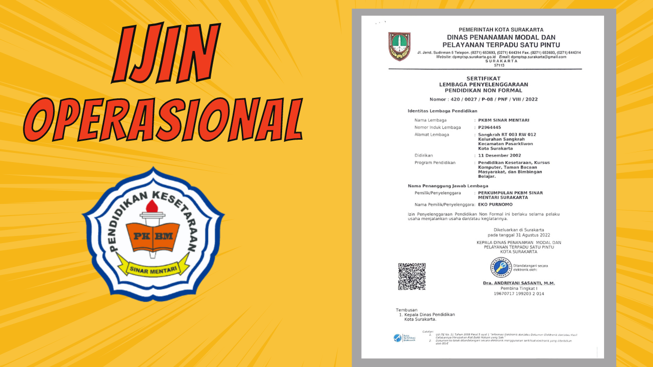 IJIN OPERASIONAL